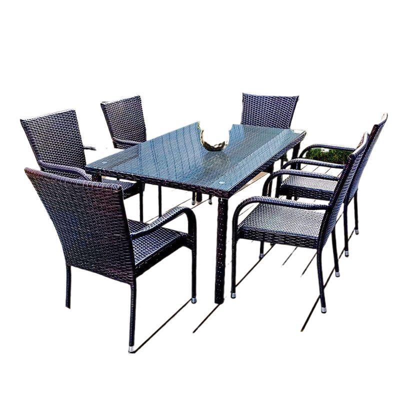 Outdoor Furniture - Mesas y sillas de ratán para