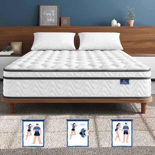 Memory Foam Mattress In A Box Queen - Colchón tamaño Queen de 12 pulgadas,
