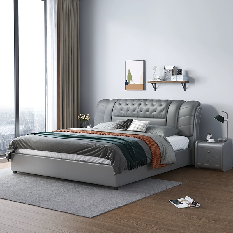 King Size Bed Frame With Storage Drawers - Juego de Muebles para Dormitorio, Cama