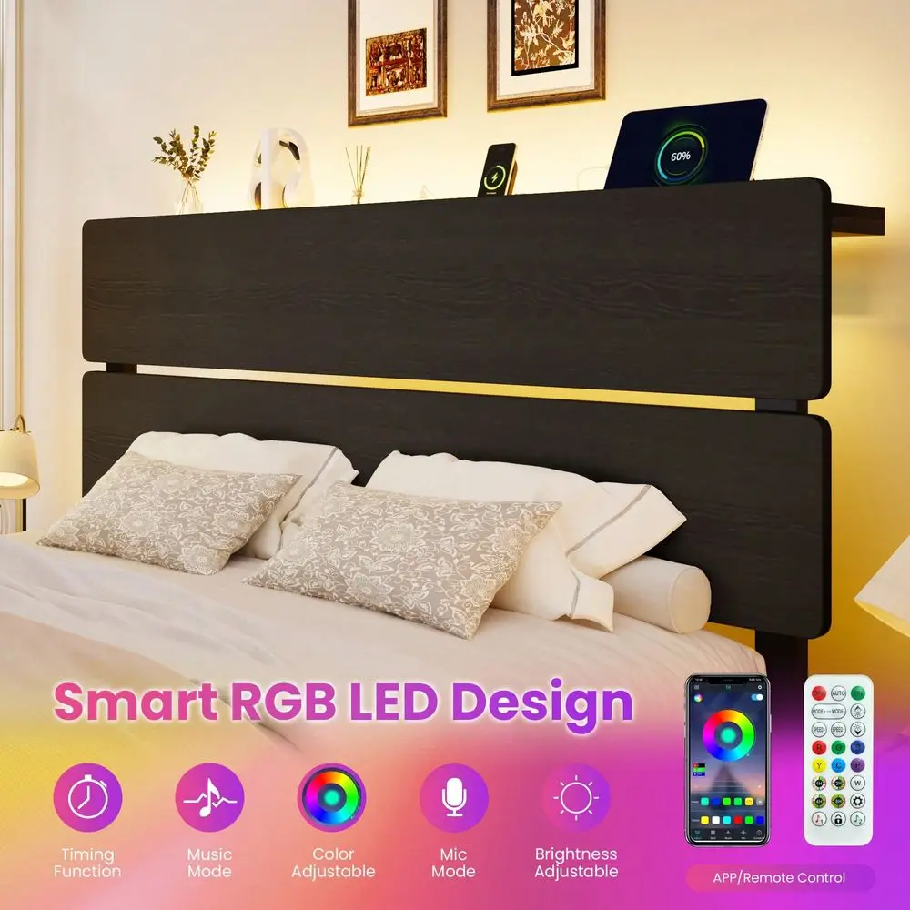 Base de Cama Doble/Queen/King  - Canopy Bed Frame Metal Queen reseña y precio