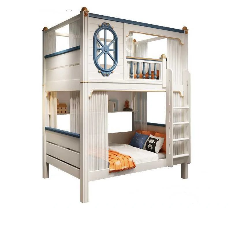 -Para muebles de dormitorio de - Bunk Bed With Stairs And Slide reseña y precio