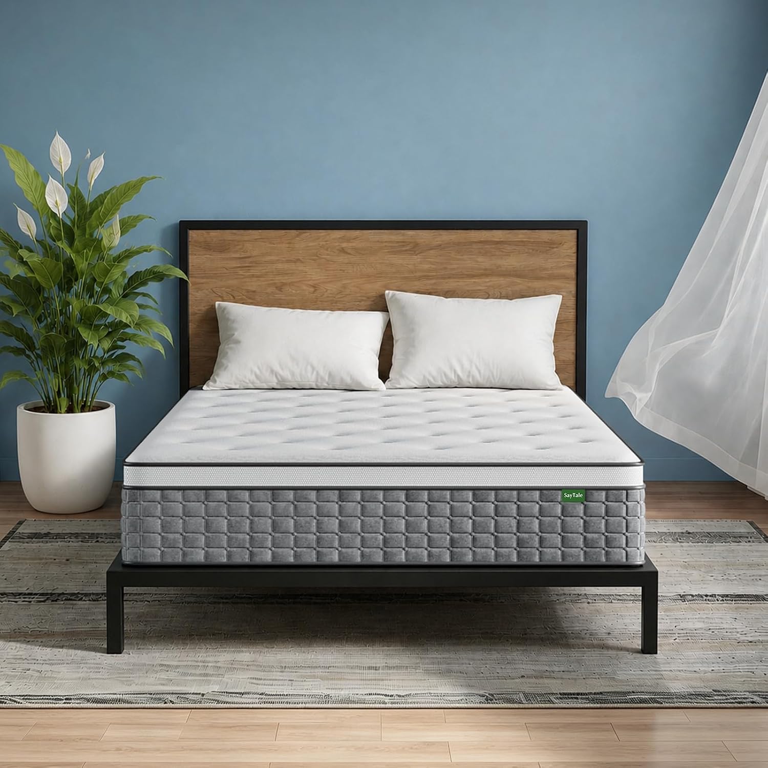 Colchón Queen, colchones híbri - Memory Foam Mattress In A Box Queen reseña y precio